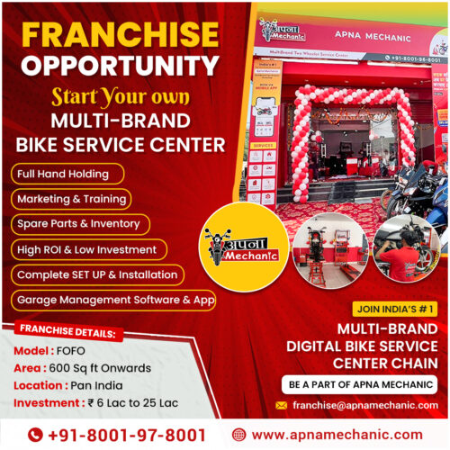 how to start bike service center india