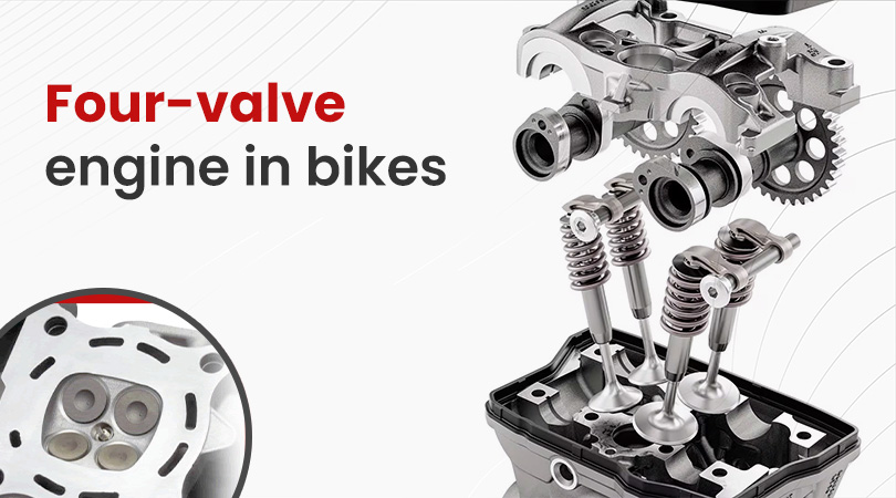 four-valve engine in bikes